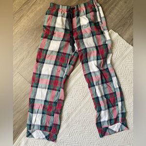 Victoria’s Secret Plaid Cotton Lounge Pants - Red, Green & White